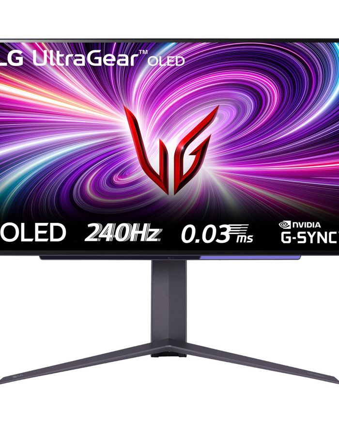 Monitor|LG|27GS95QE-B|26.5″|Gaming|Panel OLED|2560×1440|16:9|240Hz|0.03 ms|Swivel|Pivot|Height adjustable|Tilt|27GS95QE-B