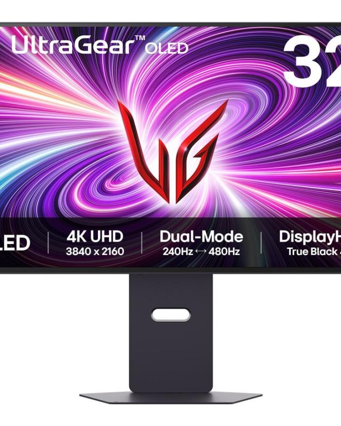 Monitor|LG|32GS95UV-B|32″|Gaming/4K|Panel OLED|3840×2160|16:9|240 Hz|Matte|0.03 ms|Speakers|Swivel|Pivot|Height adjustable|Tilt|32GS95UV-B