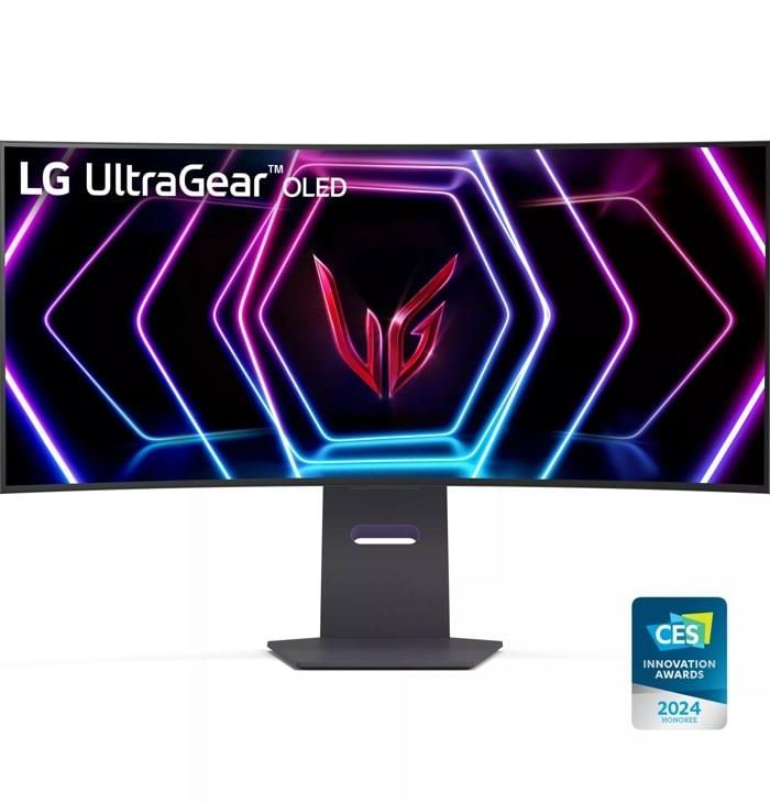Monitor|LG|39GS95QE-B|39″|Gaming/Curved/21 : 9|Panel OLED|3440×1440|21:9|240Hz|Matte|0.03 ms|Swivel|Height adjustable|Tilt|Colour Black|39GS95QE-B