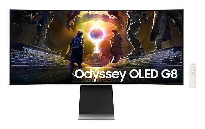 Monitor|SAMSUNG|34″|Gaming/Smart/Curved/21 : 9|Panel OLED|3440×1440|21:9|175Hz|0.03 ms|Speakers|Swivel|Height adjustable|Tilt|LS34DG850SUXDU