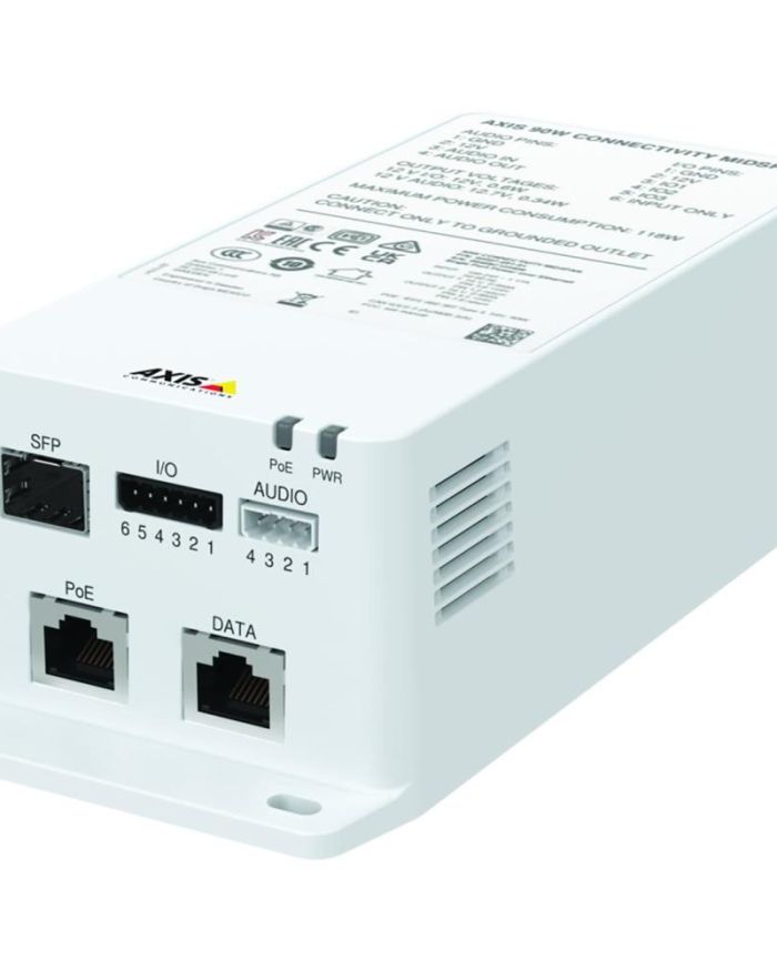 NET CAMERA ACC POE MIDSPAN 90W/TU8003 02027-002 AXIS