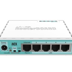 NET ROUTER 10/100/1000M 5PORT/HEX RB750GR3 MIKROTIK
