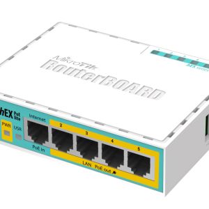 NET ROUTER 10/100M 5PORT HEX/POE LITE RB750UPR2 MIKROTIK