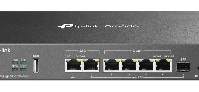 NET ROUTER 1/2.5G 6PORT VPN/OMADA ER707-M2 TP-LINK