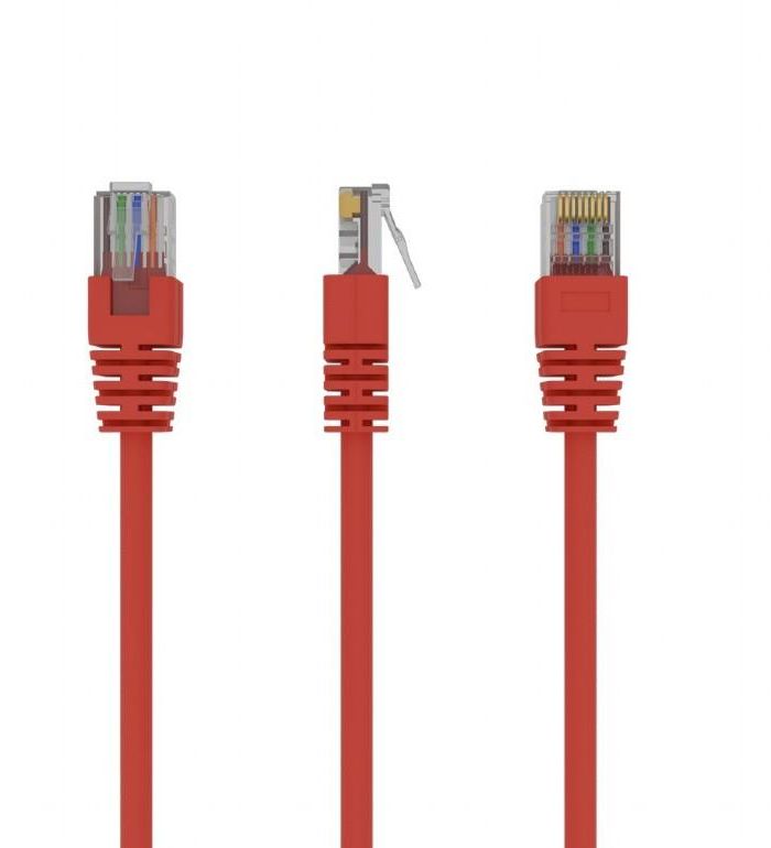 PATCH CABLE CAT5E UTP 1.5M/RED PP12-1.5M/R GEMBIRD