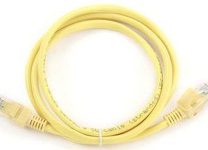 PATCH CABLE CAT5E UTP 1M/YELLOW PP12-1M/Y GEMBIRD