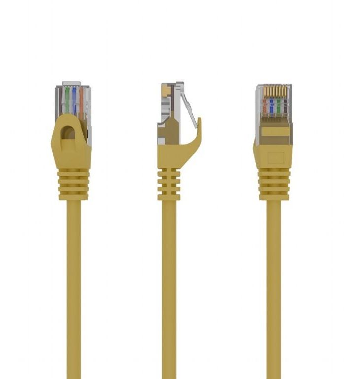 PATCH CABLE CAT6 UTP 2M/YELLOW PP6U-2M/Y GEMBIRD