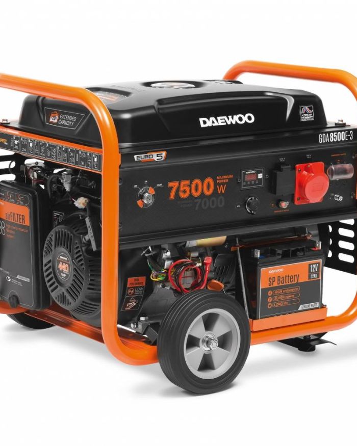 PETROL GENERATOR 5.5KW 380V/GDA 8500E-3 DAEWOO