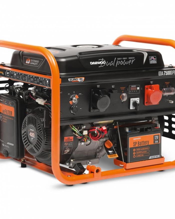 PETROL GENERATOR 6.5KW 380V/GDA 7500DPE-3 DAEWOO