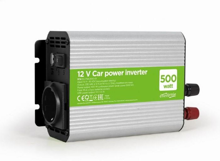 POWER INVERTER CAR 12V 500W/EG-PWC500-01 GEMBIRD