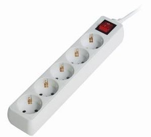 PROTECTOR POWER SURGE 1.8M/5OUTL SPG4-C-6 GEMBIRD