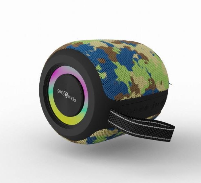 Portable Speaker|GEMBIRD|Camouflage|Portable/Wireless|Bluetooth|SPK-BT-LED-05-CM