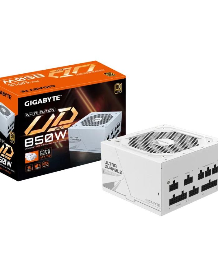 Power Supply|GIGABYTE|850 Watts|Efficiency 80 PLUS GOLD|PFC Active|MTBF 100000 hours|GP-UD850GMPG5W