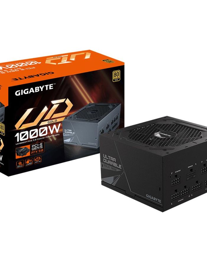 Power Supply|GIGABYTE|GP-UD1000GM|ATX 3.1|1000 Watts|Efficiency 80 PLUS GOLD|PFC Active|GP-UD1000GMPG5V2