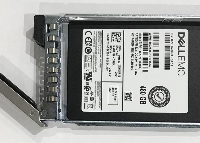 SERVER SSD 480GB SATA RI 2.5”/512E G14-G15 400-AXTV DELL