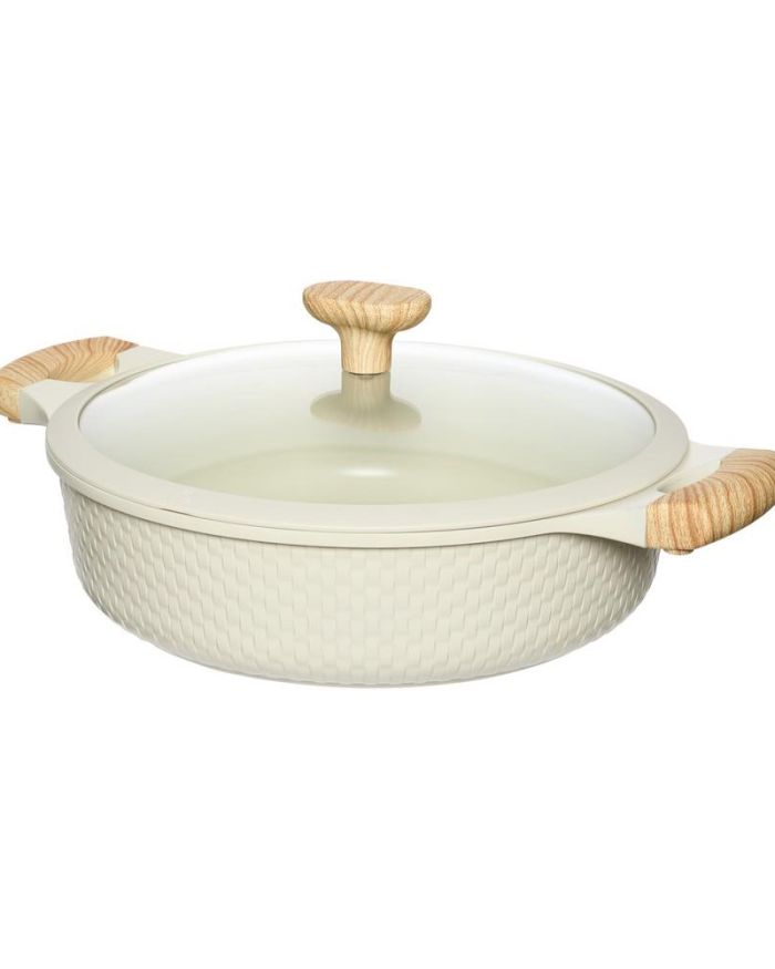 SHALLOW POT D28CM 4.1L/BEIGE 93806 RESTO
