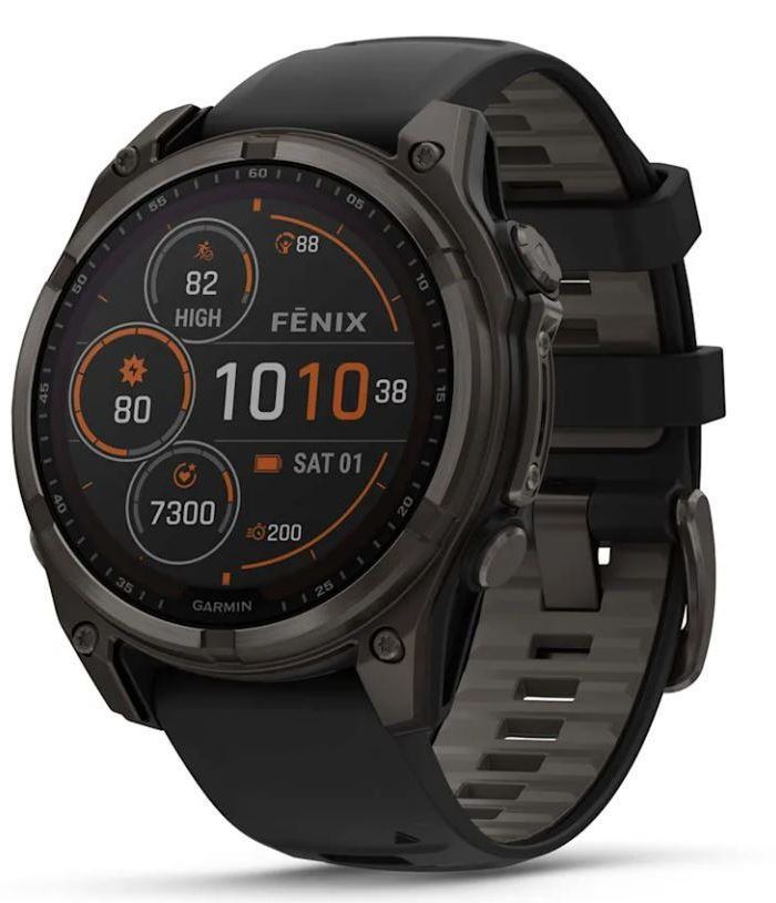 SMARTWATCH FENIX 8 SAPP. SOLAR/BLACK/GRAY 010-02907-11 GARMIN