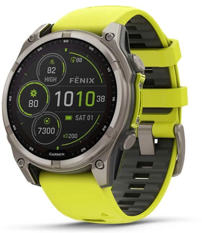 SMARTWATCH FENIX 8 SAPP. SOLAR/YELLOW 010-02906-21 GARMIN