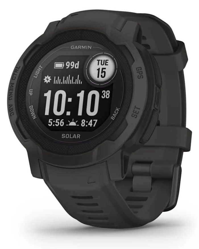 SMARTWATCH INSTINCT 2 SOLAR/GRAPHITE 010-02627-00 GARMIN