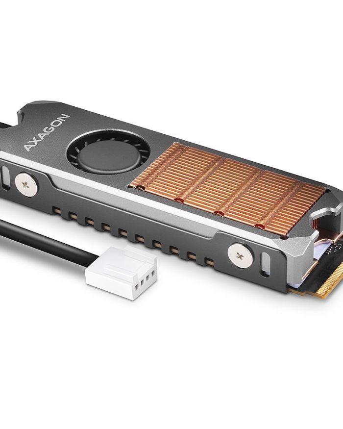 SSD ACC COOLER M.2 COPPER FAN/CLR-M2FAN AXAGON
