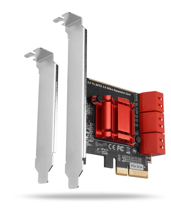SSD ACC I/O CONTROLLER PCIE/6XSATA 6G PCES-SA6 AXAGON