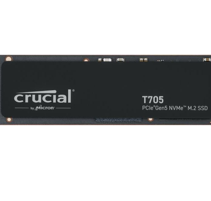 SSD|CRUCIAL|T705|4TB|M.2|PCIe Gen5|NVMe|Write speed 12600 MBytes/sec|Read speed 14100 MBytes/sec|TBW 2400 TB|CT4000T705SSD3