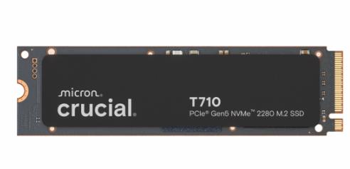 SSD|CRUCIAL|T710|1TB|M.2|PCIe Gen5|NVMe|Write speed 13700 MBytes/sec|Read speed 14900 MBytes/sec|TBW 600 TB|CT1000T710SSD8