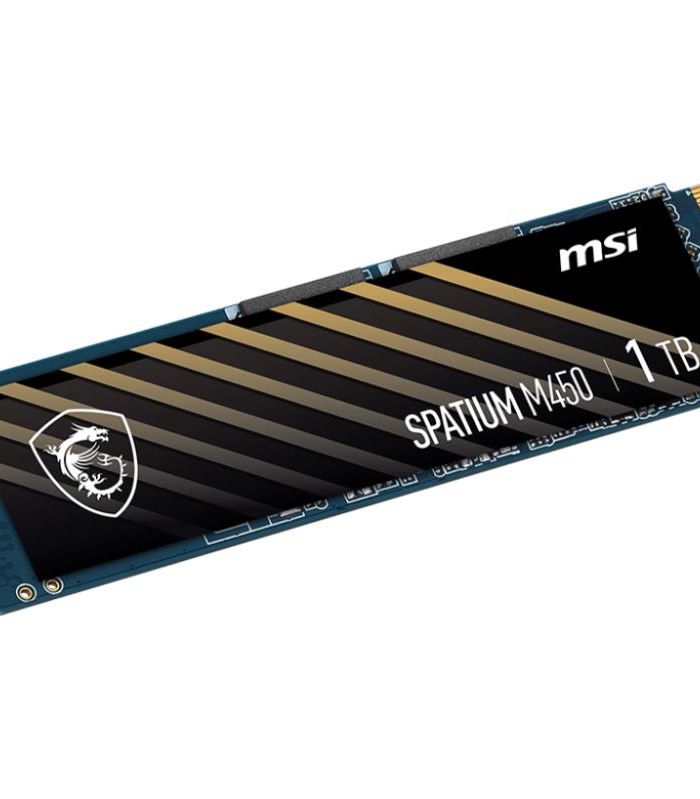 SSD|MSI|SPATIUM M450|1TB|M.2|PCIe Gen4|NVMe|3D NAND|Write speed 3000 MBytes/sec|Read speed 3600 MBytes/sec|2.15mm|TBW 600 TB|MTBF 1500000 hours|S78-440L980-P83
