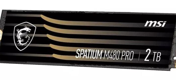 SSD|MSI|SPATIUM M480 PRO|2TB|M.2|PCIe Gen4|NVMe|3D NAND|Write speed 7000 MBytes/sec|Read speed 7400 MBytes/sec|2.15mm|TBW 1400 TB|MTBF 1600000 hours|S78-440Q600-P83