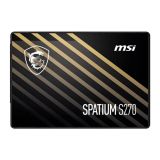 SSD|MSI|SPATIUM S270|240GB|SATA|3D NAND|Write speed 400 MBytes/sec|Read speed 500 MBytes/sec|2,5"|TBW 250 TB|MTBF 2000000 hours|S78-440N070-P83