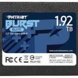 SSD|PATRIOT|Burst Elite|1.92TB|SATA 3.0|3D NAND|Write speed 320 MBytes/sec|Read speed 450 MBytes/sec|2,5"|TBW 800 TB|PBE192TS25SSDR