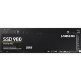 SSD|SAMSUNG|980|250GB|M.2|PCIE|NVMe|MLC|Write speed 1300 MBytes/sec|Read speed 2900 MBytes/sec|2.38mm|TBW 150 TB|MTBF 1500000 hours|MZ-V8V250BW