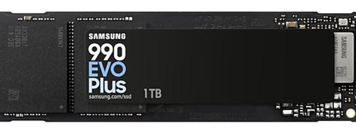 SSD|SAMSUNG|990 EVO Plus|1TB|M.2|PCIe Gen5|NVMe|TLC|Write speed 6300 MBytes/sec|Read speed 7150 MBytes/sec|2.38mm|TBW 1200 TB|MZ-V9S1T0BW