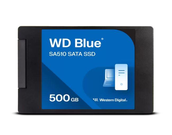 SSD|SANDISK|Blue SA510|500GB|SATA|Write speed 510 MBytes/sec|Read speed 560 MBytes/sec|2,5″|WDBB8H5000ANC-WRSN