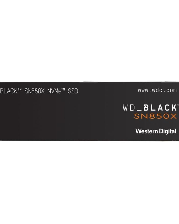 SSD|WESTERN DIGITAL|Black SN850X|1TB|M.2|PCIE|NVMe|Write speed 6300 MBytes/sec|Read speed 7300 MBytes/sec|2.38mm|TBW 600 TB|WDS100T2X0E