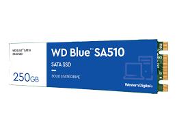 SSD|WESTERN DIGITAL|Blue SA510|250GB|M.2|SATA 3.0|Write speed 440 MBytes/sec|Read speed 555 MBytes/sec|2.38mm|TBW 100 TB|MTBF 1750000 hours|WDS250G3B0B