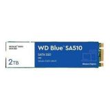 SSD|WESTERN DIGITAL|Blue SA510|2TB|M.2|SATA 3.0|3D NAND|Write speed 520 MBytes/sec|Read speed 560 MBytes/sec|TBW 500 TB|MTBF 1750000 hours|WDS200T3B0B