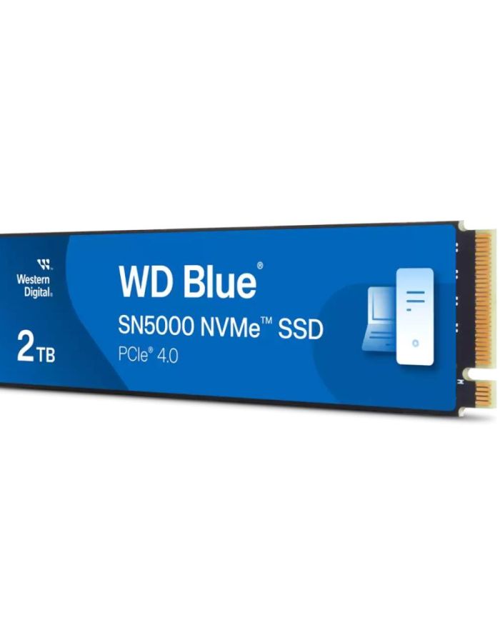 SSD|WESTERN DIGITAL|Blue SN5000|2TB|M.2|PCIe Gen4|NVMe|Write speed 4850 MBytes/sec|Read speed 5150 MBytes/sec|2.38mm|TBW 900 TB|WDS200T4B0E