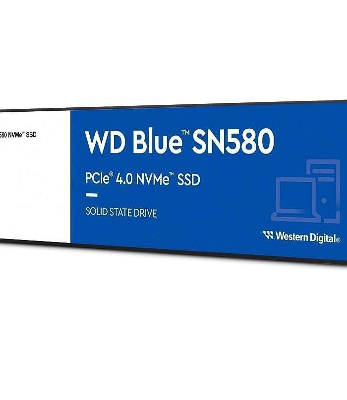 SSD|WESTERN DIGITAL|Blue SN580|500GB|M.2|PCIe Gen4|NVMe|TLC|Write speed 3600 MBytes/sec|Read speed 4000 MBytes/sec|2.38mm|TBW 300 TB|MTBF 1500000 hours|WDS500G3B0E