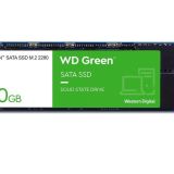SSD|WESTERN DIGITAL|Green|240GB|M.2|SATA 3.0|Read speed 545 MBytes/sec|1.5mm|MTBF 1000000 hours|WDS240G3G0B