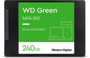 SSD|WESTERN DIGITAL|Green|240GB|SATA 3.0|SLC|Read speed 545 MBytes/sec|2,5″|MTBF 1000000 hours|WDS240G3G0A