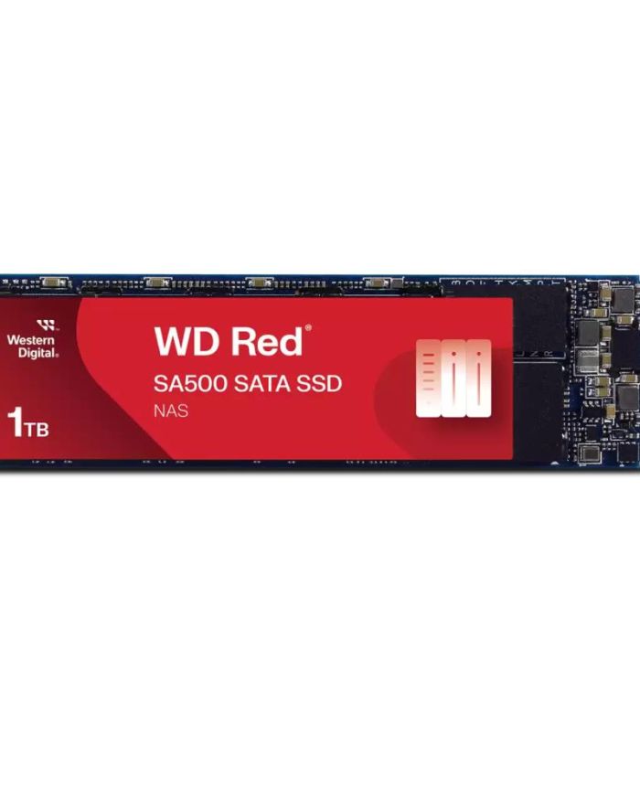 SSD|WESTERN DIGITAL|Red SA500|1TB|M.2|SATA 3.0|Write speed 530 MBytes/sec|Read speed 560 MBytes/sec|2.38mm|TBW 600 TB|MTBF 2000000 hours|WDS100T1R0B