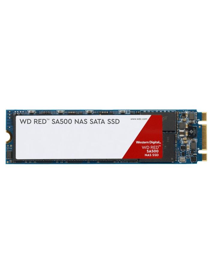 SSD|WESTERN DIGITAL|Red SA500|500GB|M.2|SATA 3.0|Write speed 530 MBytes/sec|Read speed 560 MBytes/sec|2.38mm|TBW 350 TB|MTBF 2000000 hours|WDS500G1R0B