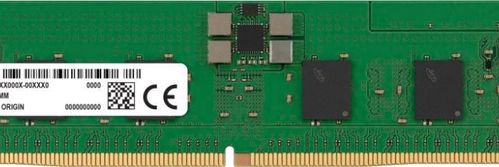 Server Memory Module|MICRON|DDR5|32GB|RDIMM|4800 MHz|CL 40|1.1 V|MTC20F1045S1RC48BA2R