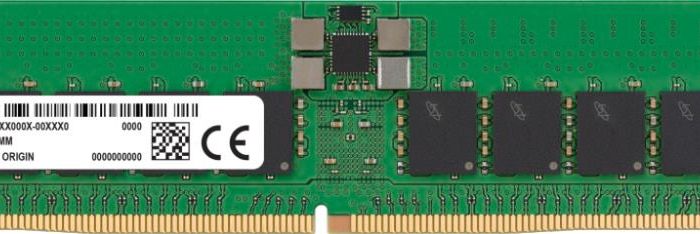 Server Memory Module|MICRON|DDR5|32GB|RDIMM/ECC|5600 MHz|CL 46|1.1 V|MTC20F2085S1RC56BR