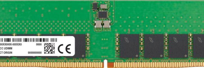 Server Memory Module|MICRON|DDR5|32GB|UDIMM/ECC|4800 MHz|CL 40|1.1 V|MTC20C2085S1EC48BA1R