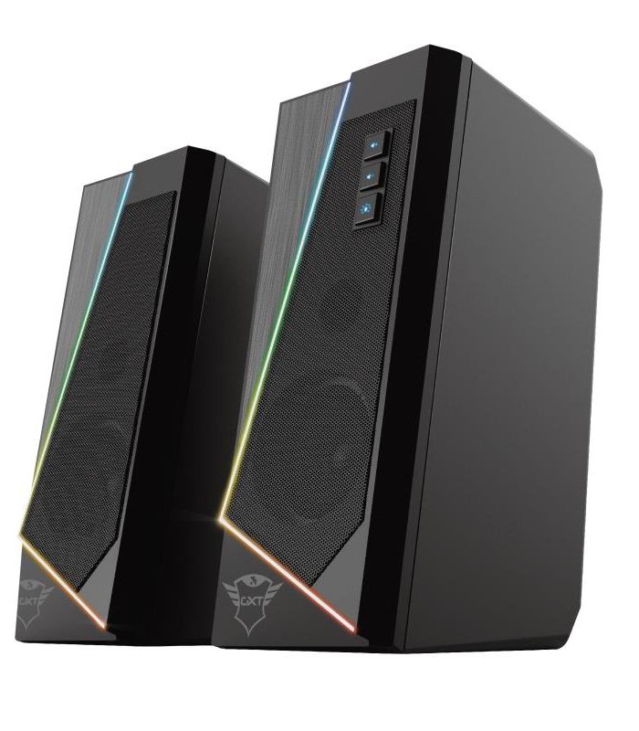 Speaker|TRUST|GXT 609 Zoxa RGB Illuminated Speaker Set|1xUSB 2.0|Black|24070