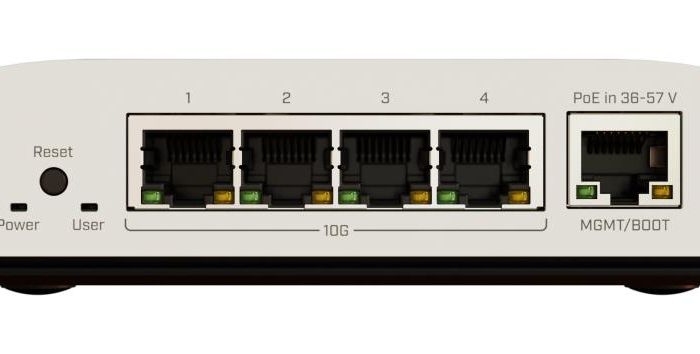 Switch|MIKROTIK|1x10Base-T / 100Base-TX / 1000Base-T|4x10GbE|PoE ports 1|CRS304-4XG-IN