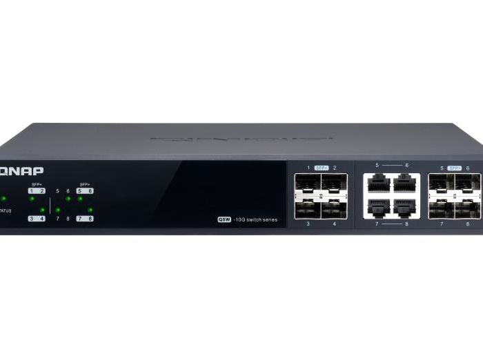 Switch|QNAP|QSW-M804-4C|Type L2|8x10Base-T / 100Base-TX / 1000Base-T|4×10/100/1000BASE-T/SFP combo|4|QSW-M804-4C