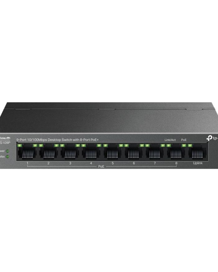 Switch|TP-LINK|LS109P|PoE+ ports 8|LS109P